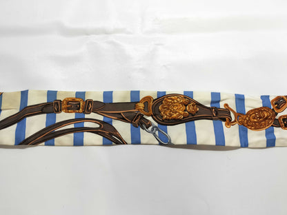 (10462_0106) HERMES Twely Twely Border Scarf