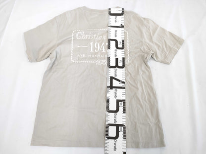 (10462_0346) Dior Dior 1947 Logo Embroidered Pocket T-Shirt 243J634B0677 Light Grey Size XS T-Shirt