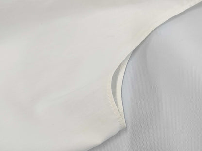 (10462_0063) HERMES Cotton Sleeveless Blouse White Size 36 Tops