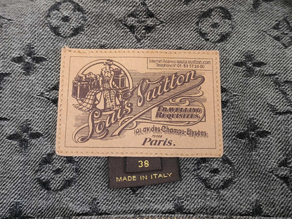 (10462_0016) LOUIS VUITTON Louis Vuitton Denim Monogram Jacket Size 38 Jacket