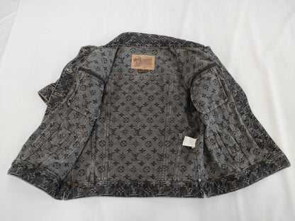 (10462_0016) LOUIS VUITTON Louis Vuitton Denim Monogram Jacket Size 38 Jacket