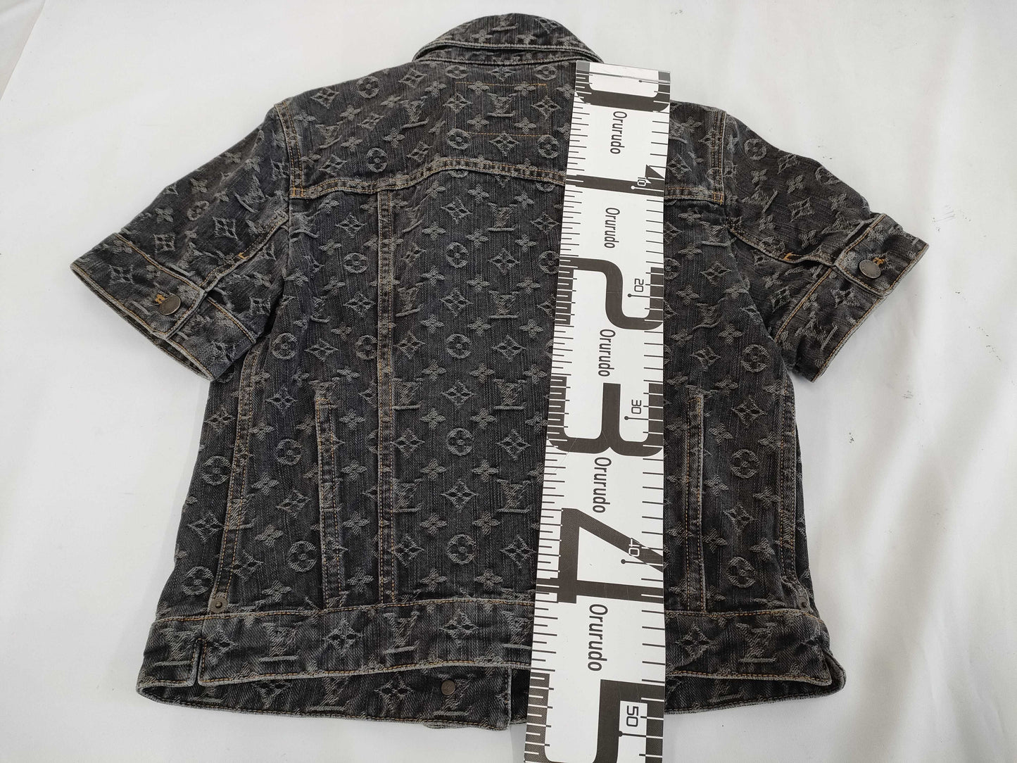 (10462_0016) LOUIS VUITTON Louis Vuitton Denim Monogram Jacket Size 38 Jacket