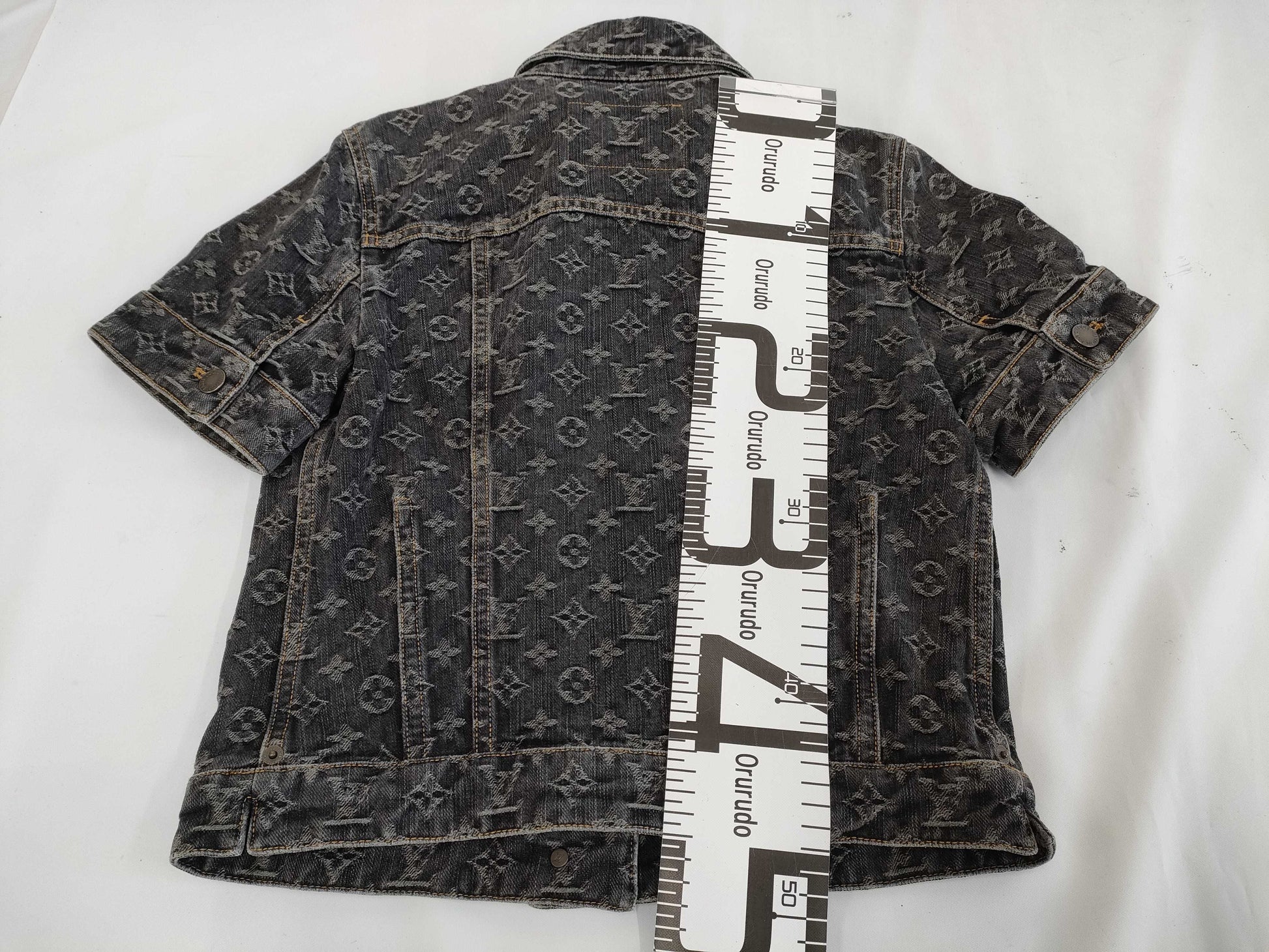 (10462_0016) LOUIS VUITTON Louis Vuitton Denim Monogram Jacket Size 38 Jacket