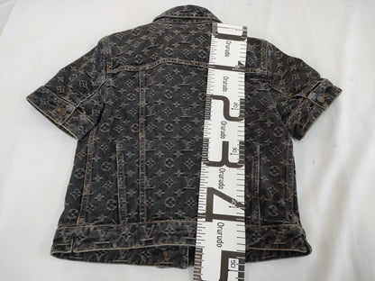 (10462_0016) LOUIS VUITTON Louis Vuitton Denim Monogram Jacket Size 38 Jacket