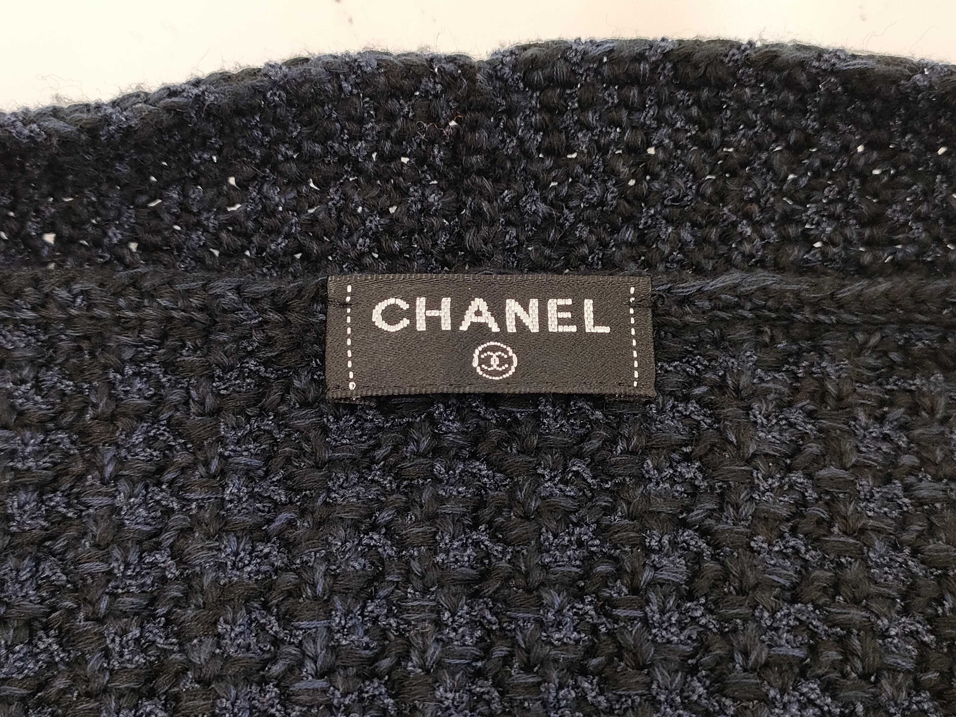 (10462_0110) CHANEL P43308K04398 Tweed Knit Cardigan Cardigan Cardigan