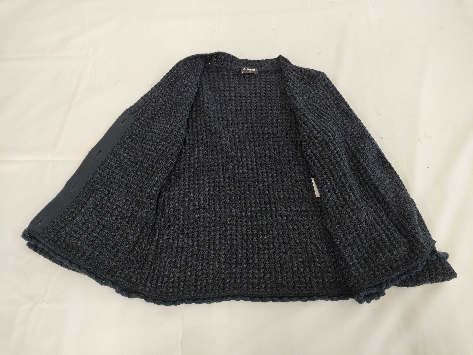 (10462_0110) CHANEL P43308K04398 Tweed Knit Cardigan Cardigan Cardigan