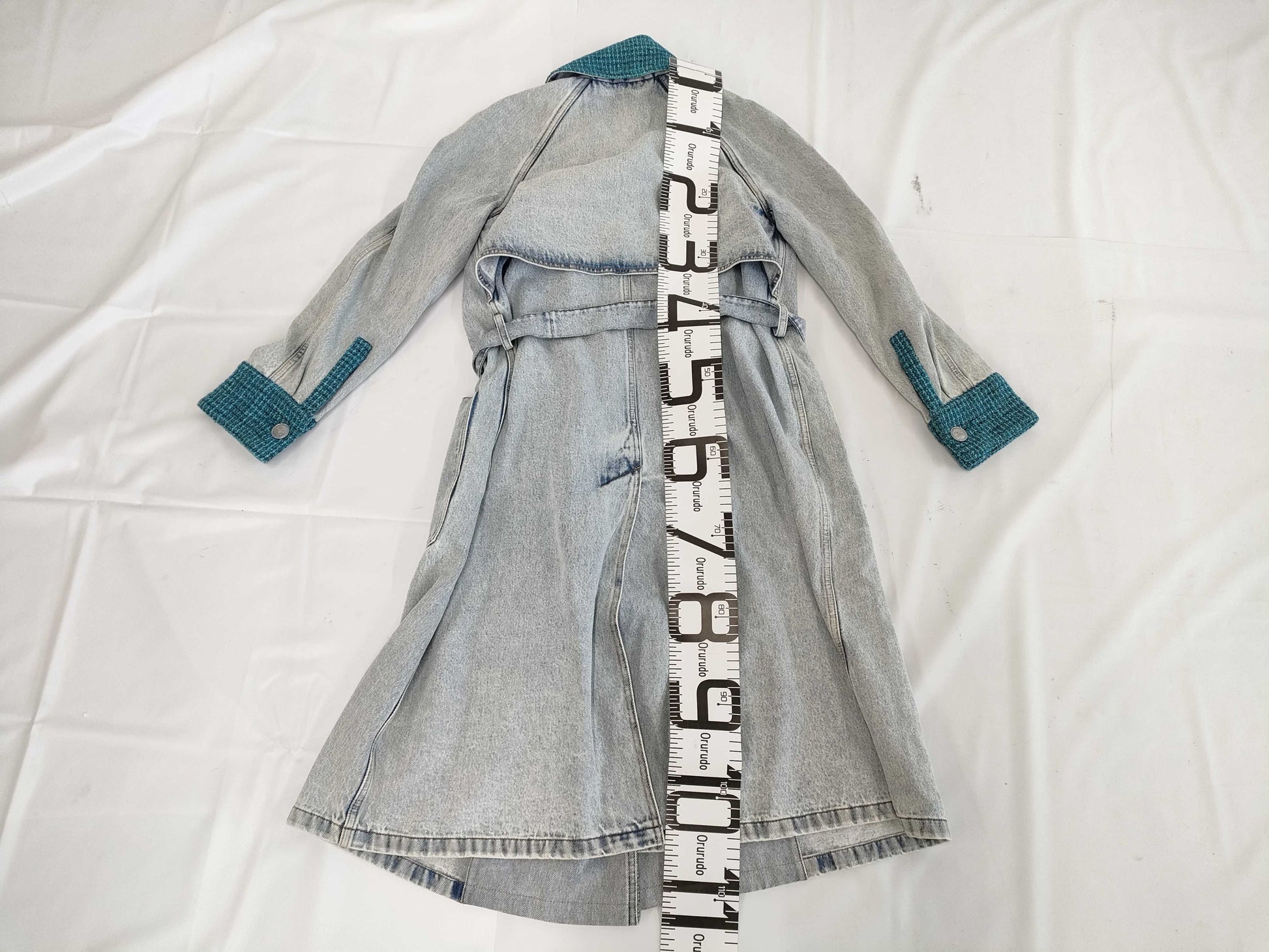 (10462_0127) CHANEL P72303V63954 Denim Coat 34 Coat