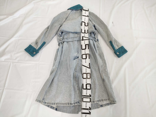 (10462_0127) CHANEL P72303V63954 Denim Coat 34 Coat