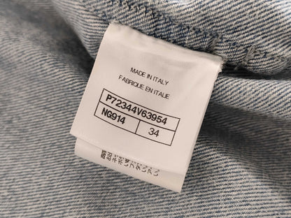 (10462_0127) CHANEL P72303V63954 Denim Coat 34 Coat