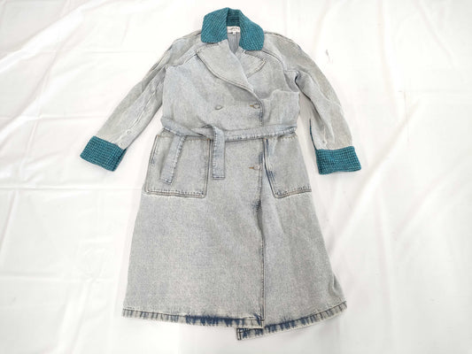 (10462_0127) CHANEL P72303V63954 Denim Coat 34 Coat