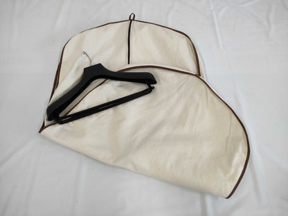 (10462_0048) HERMES Deerskin Leather Jacket Storage Garment 46 Jacket