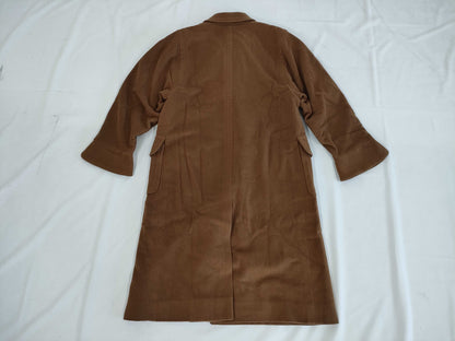(10462_0060) HERMES 100% Cashmere Long Double Coat 38 Coat