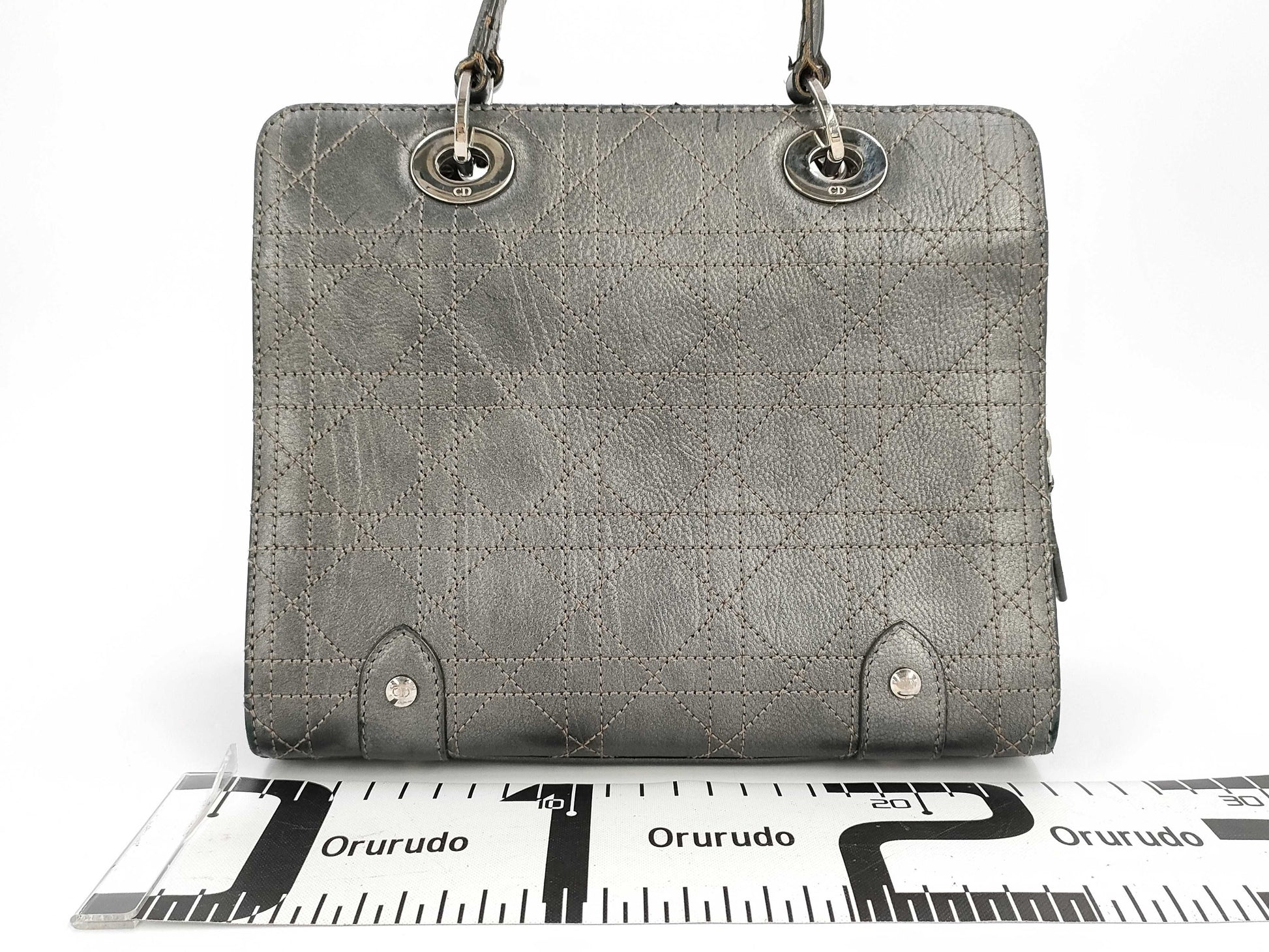 (10460_0338) Dior Lady Dior Canage Tote Bag Handbag