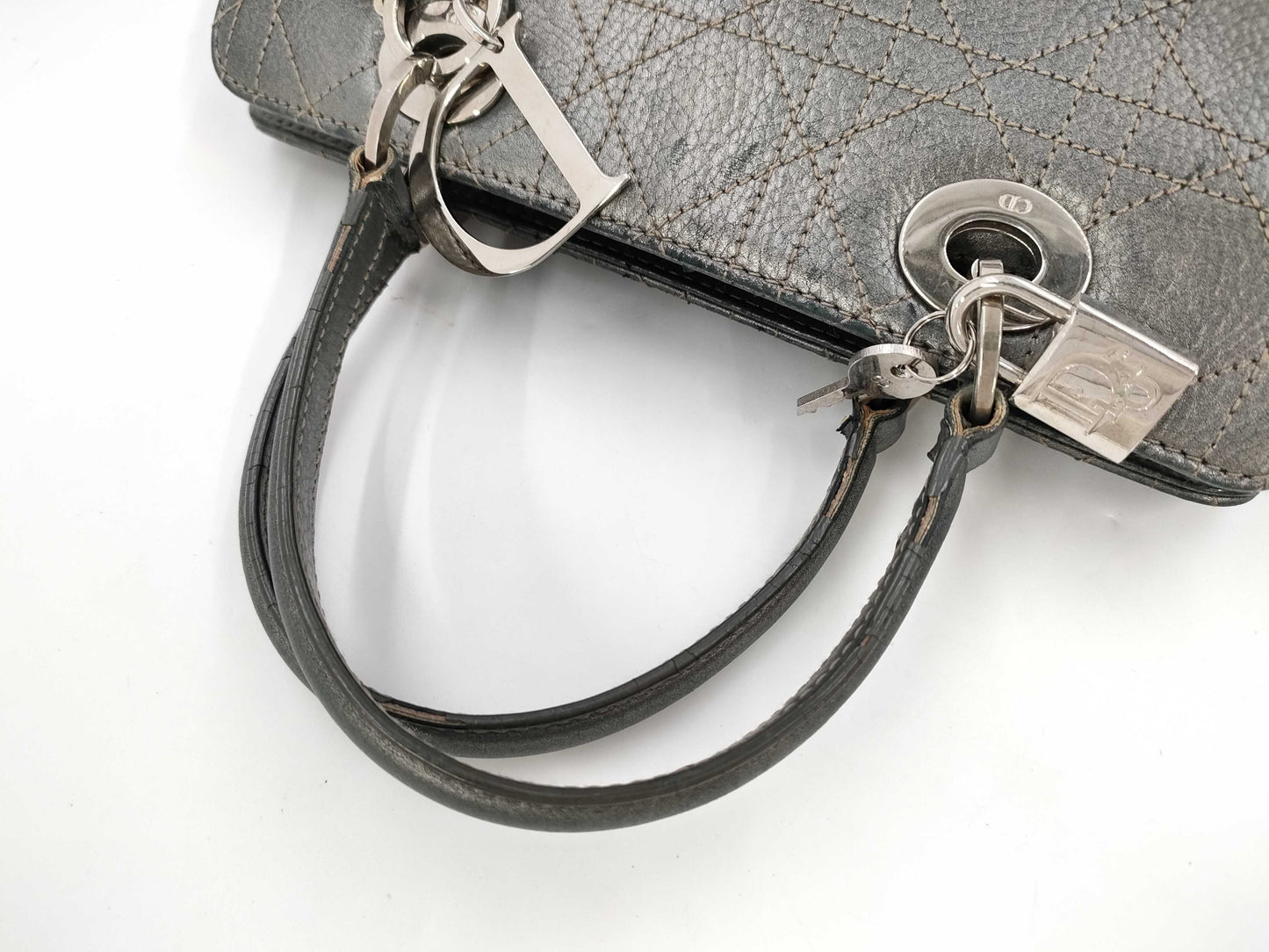(10460_0338) Dior Lady Dior Canage Tote Bag Handbag