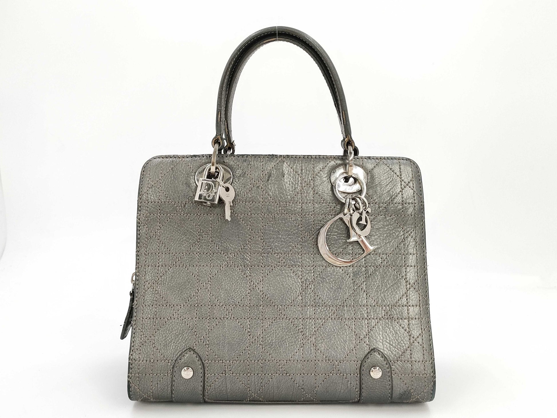 (10460_0338) Dior Lady Dior Canage Tote Bag Handbag