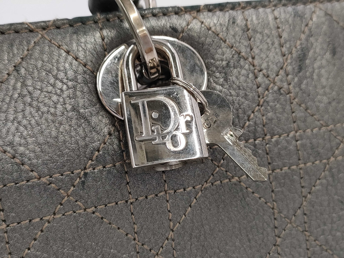 (10460_0338) Dior Lady Dior Canage Tote Bag Handbag