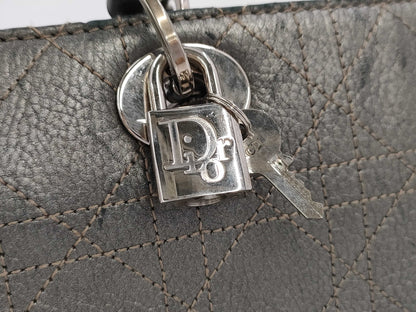 (10460_0338) Dior Lady Dior Canage Tote Bag Handbag