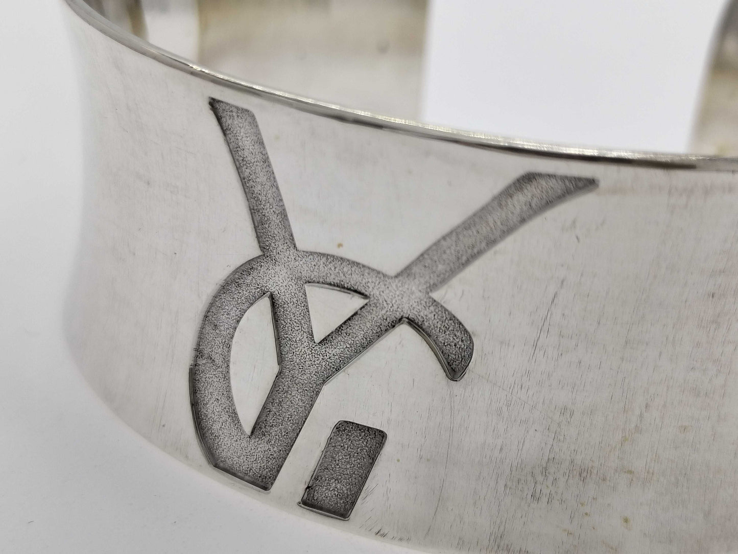 (10461_0050) Yves Saint Laurent Yves Saint Laurent 925 Bangle Bracelet Bangle