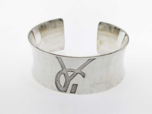 (10461_0050) Yves Saint Laurent Yves Saint Laurent 925 Bangle Bracelet Bangle