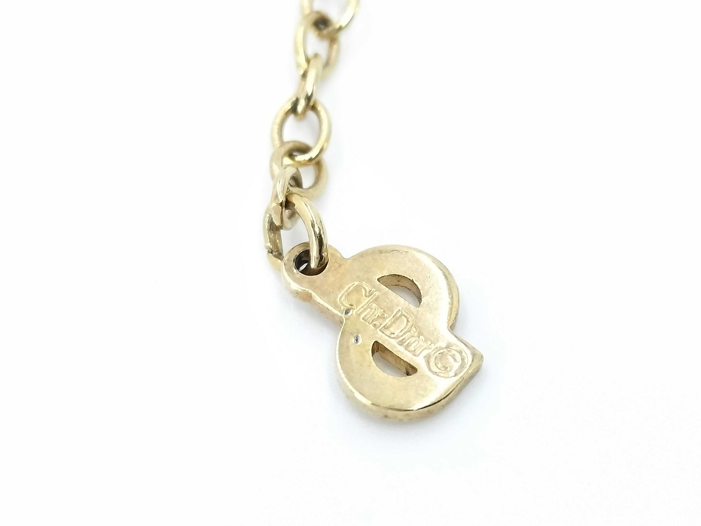 (10461_0347) Dior Christian Dior Christian Dior Necklace Rhinestone Necklace