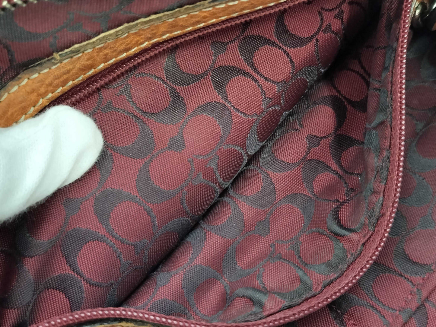 (10463_0079) COACH COACH 9293 Hobo Bag Shoulder Bag Leather 2 Pieces Summary Set Shoulder Bag