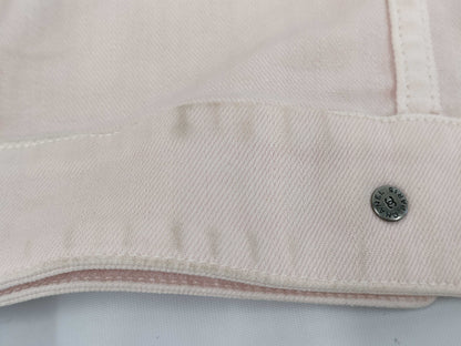 (10462_0138) CHANEL CHANEL Pink Denim Jacket 36 Jacket