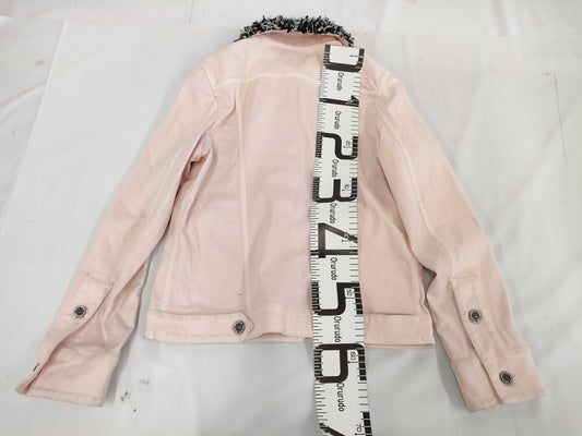 (10462_0138) CHANEL CHANEL Pink Denim Jacket 36 Jacket