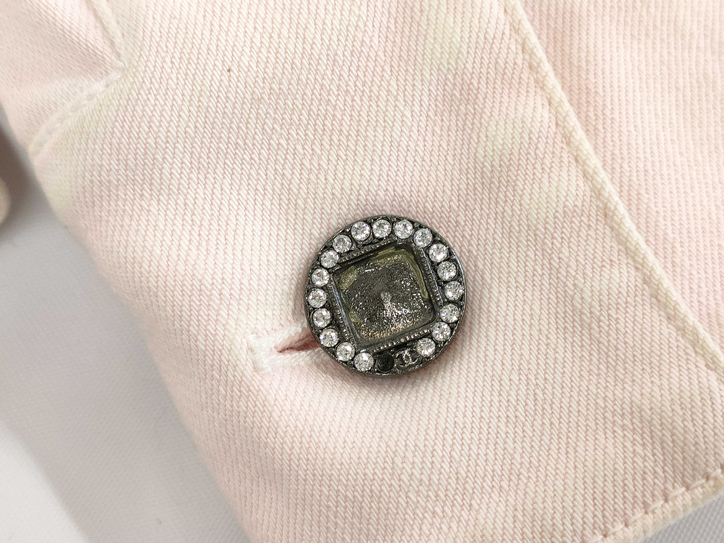 (10462_0138) CHANEL CHANEL Pink Denim Jacket 36 Jacket