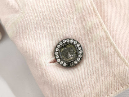 (10462_0138) CHANEL CHANEL Pink Denim Jacket 36 Jacket