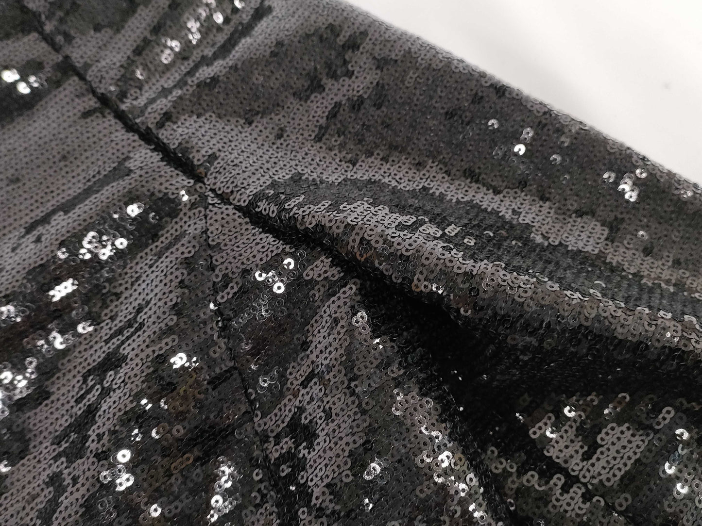 (10462_0120) CHANEL CHANEL Black Sequin Jacket Size 36 Jacket