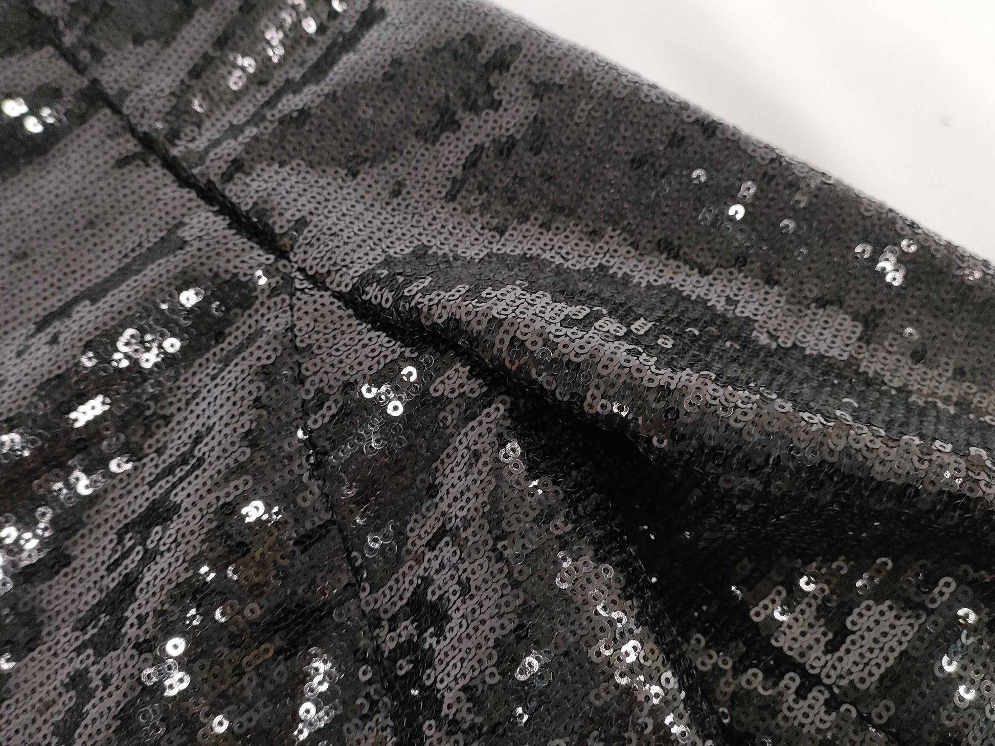 (10462_0120) CHANEL CHANEL Black Sequin Jacket Size 36 Jacket