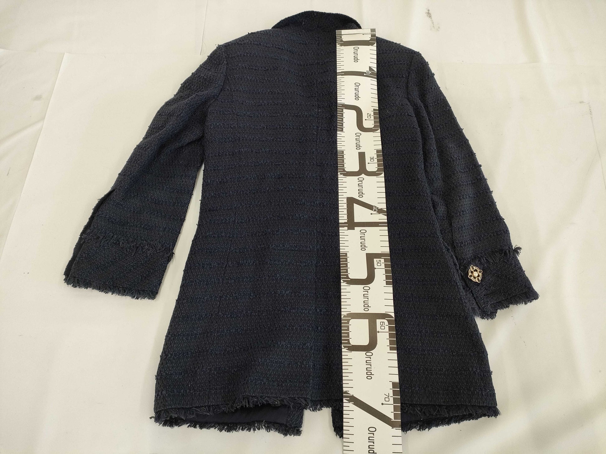 (10462_0140) CHANEL CHANEL Black Navy Jacket Gripois Size 36 Jacket