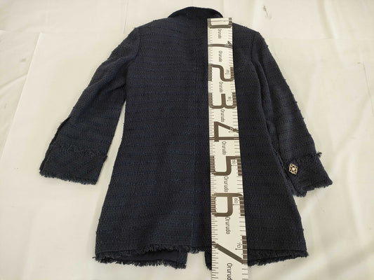 (10462_0140) CHANEL CHANEL Black Navy Jacket Gripois Size 36 Jacket