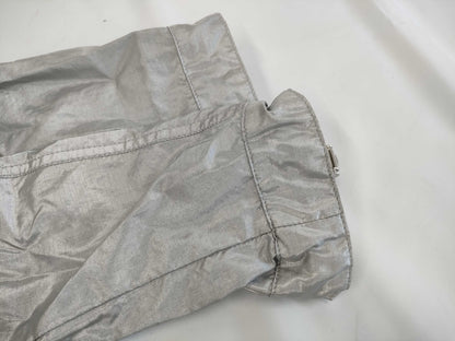 (10462_0122) CHANEL CHANEL Grey Silver Blouson Jumper Size 38 Shared Cloth Jacket