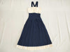 (10462_0139) CHANEL CHANEL Ivory Navy Dress 36 Dress