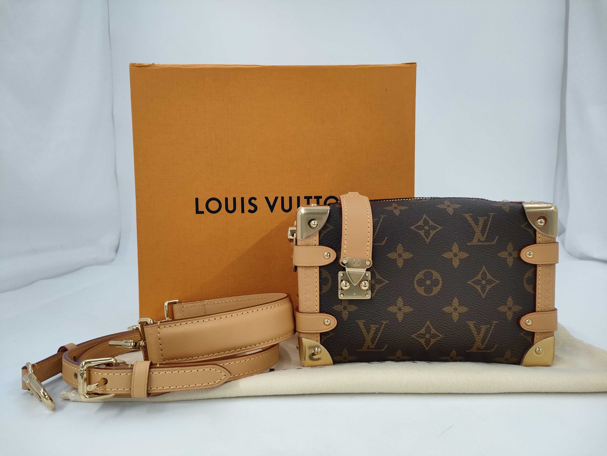 LOUIS VUITTON Side Trunk PM M46815 Current Model with Protective Seal Shoulder Bag