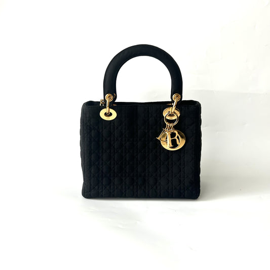 (10460_0334) Dior Cannage Nylon Bag