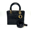 (10460_0343) Dior Canage Leather 2-Way Bag