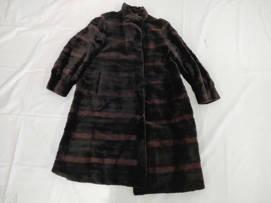 (10462_0267)▼EMBA Emba Shared Mink Long Coat Coat