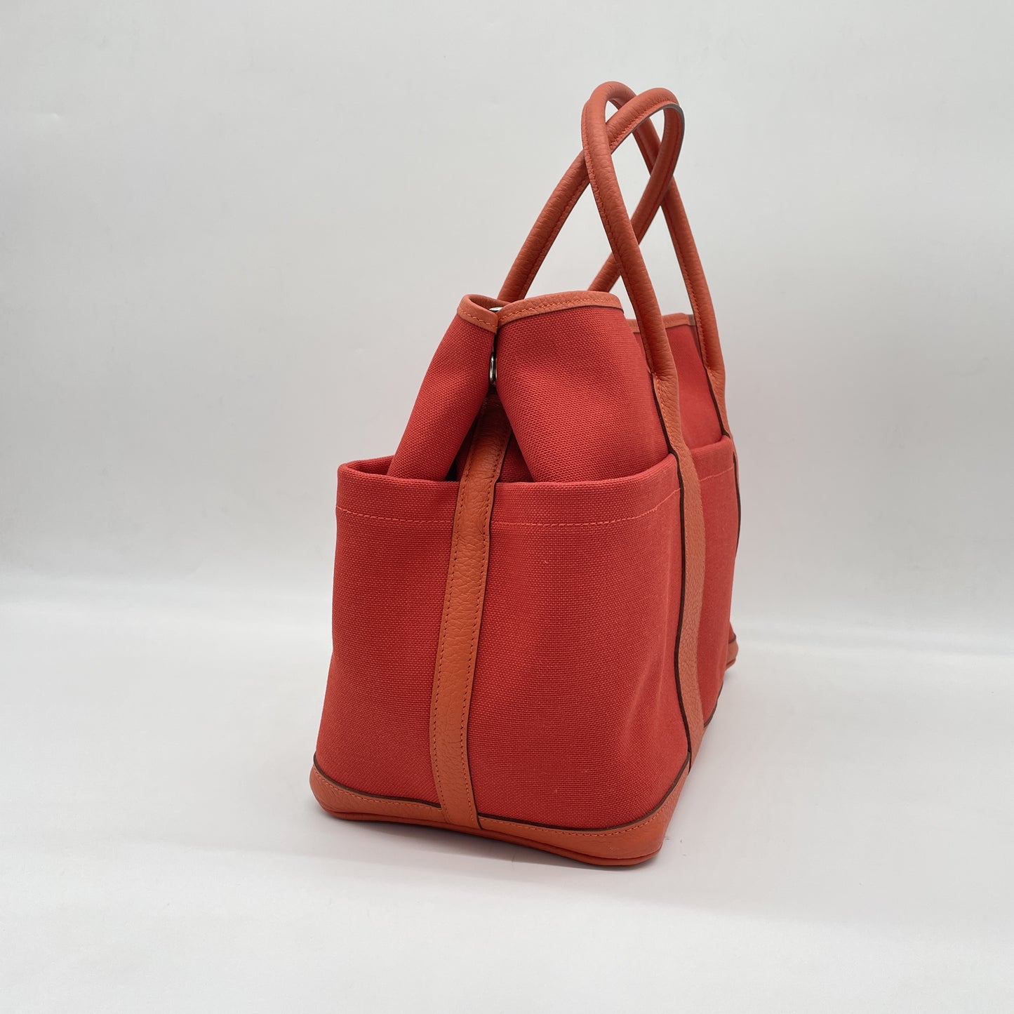 HERMES Garden Pocket X Engraved Handbag