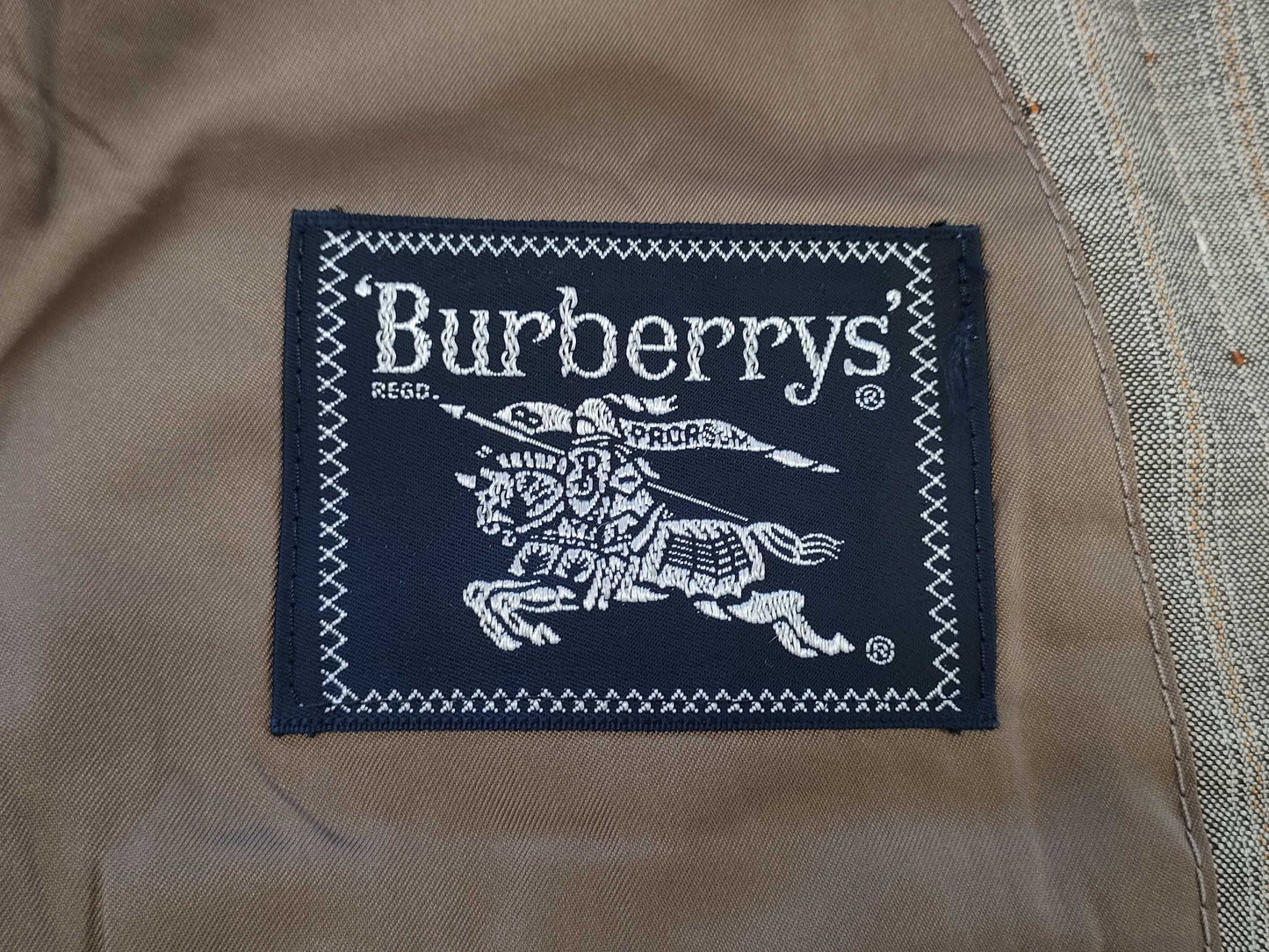 (10462_0229) BURBERRY Burberry Suit Set Jacket Mohair Premium Fabric Business Button Men's 165 C-TK83 Jacket