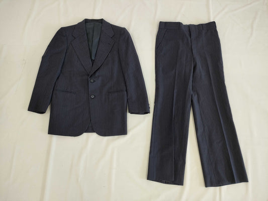 (10462_0216) BURBERRY Burberry Men's Jacket Striped Setup Suit Pants Set Wool Beauty Size 160 C-TK83 Other Apparel