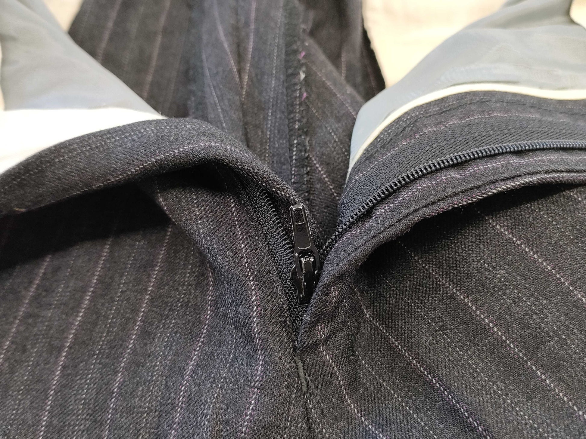 (10462_0351) Dior Christian Dior Men's Jacket Size 57 Striped Double Pants Set Jacket