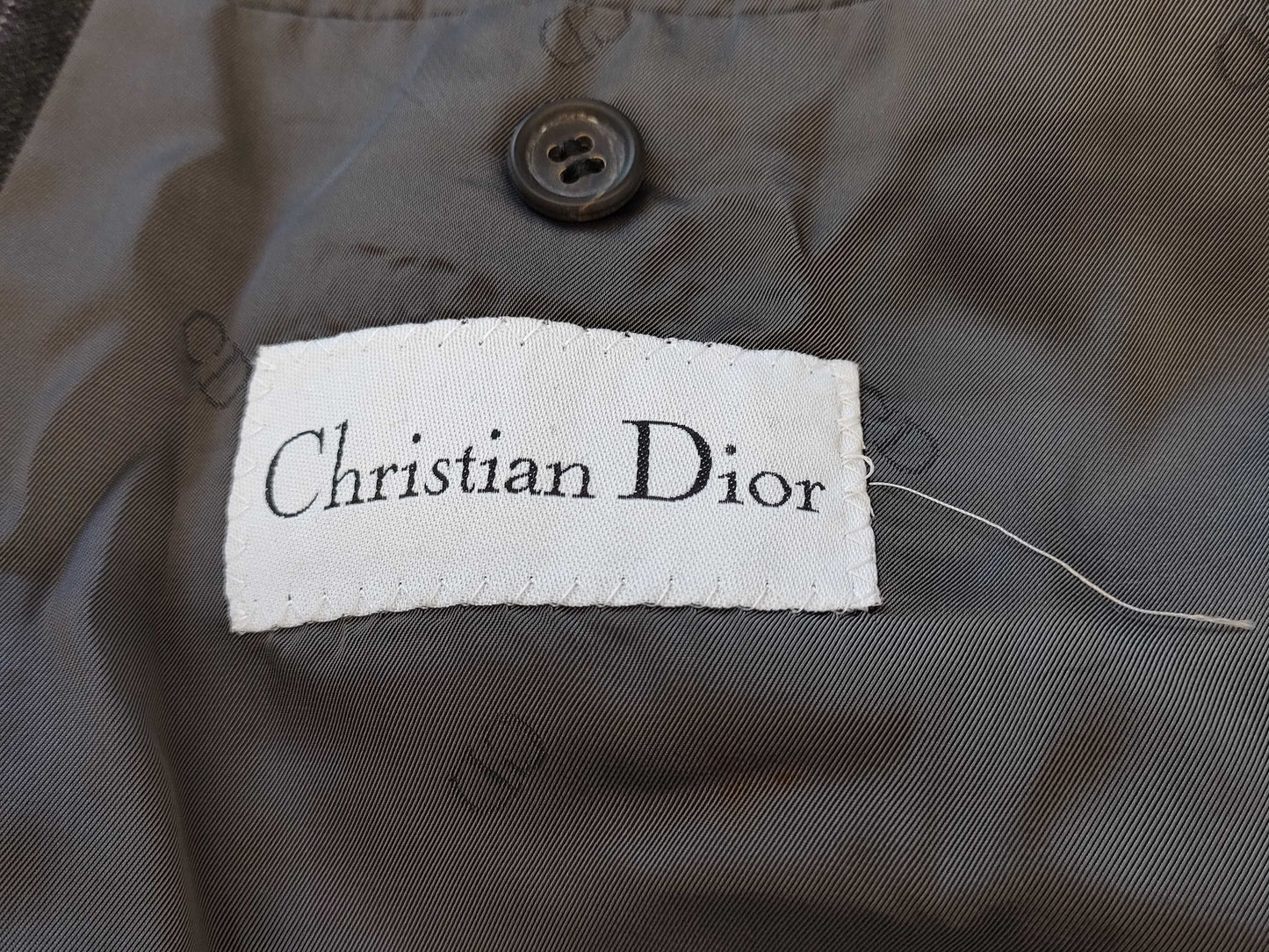 (10462_0351) Dior Christian Dior Men's Jacket Size 57 Striped Double Pants Set Jacket