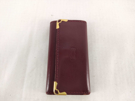 (10461_0069) Cartier CARTIER Key Case 4 Mastline Key Case Keychain