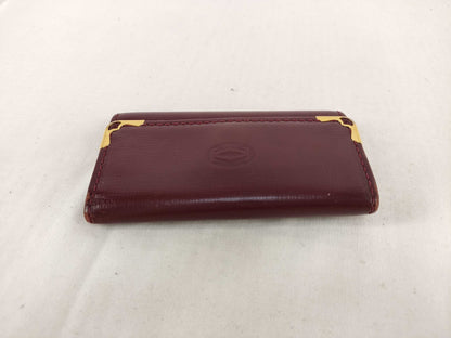 (10461_0069) Cartier CARTIER Key Case 4 Mastline Key Case Keychain