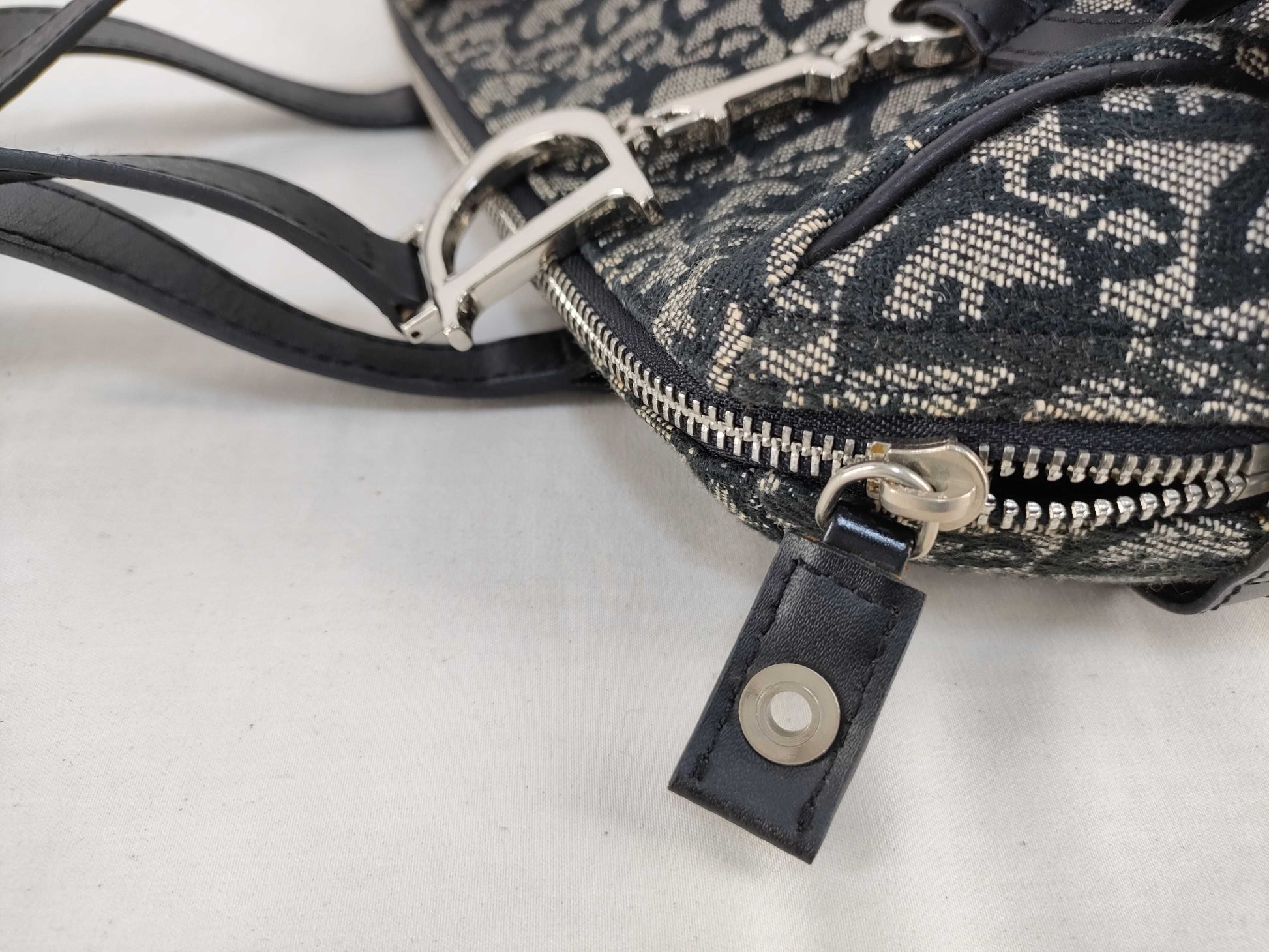 (10460_0330) Dior Trotter Dior Mini Boston Trotter Handbag D-Charm Handbag