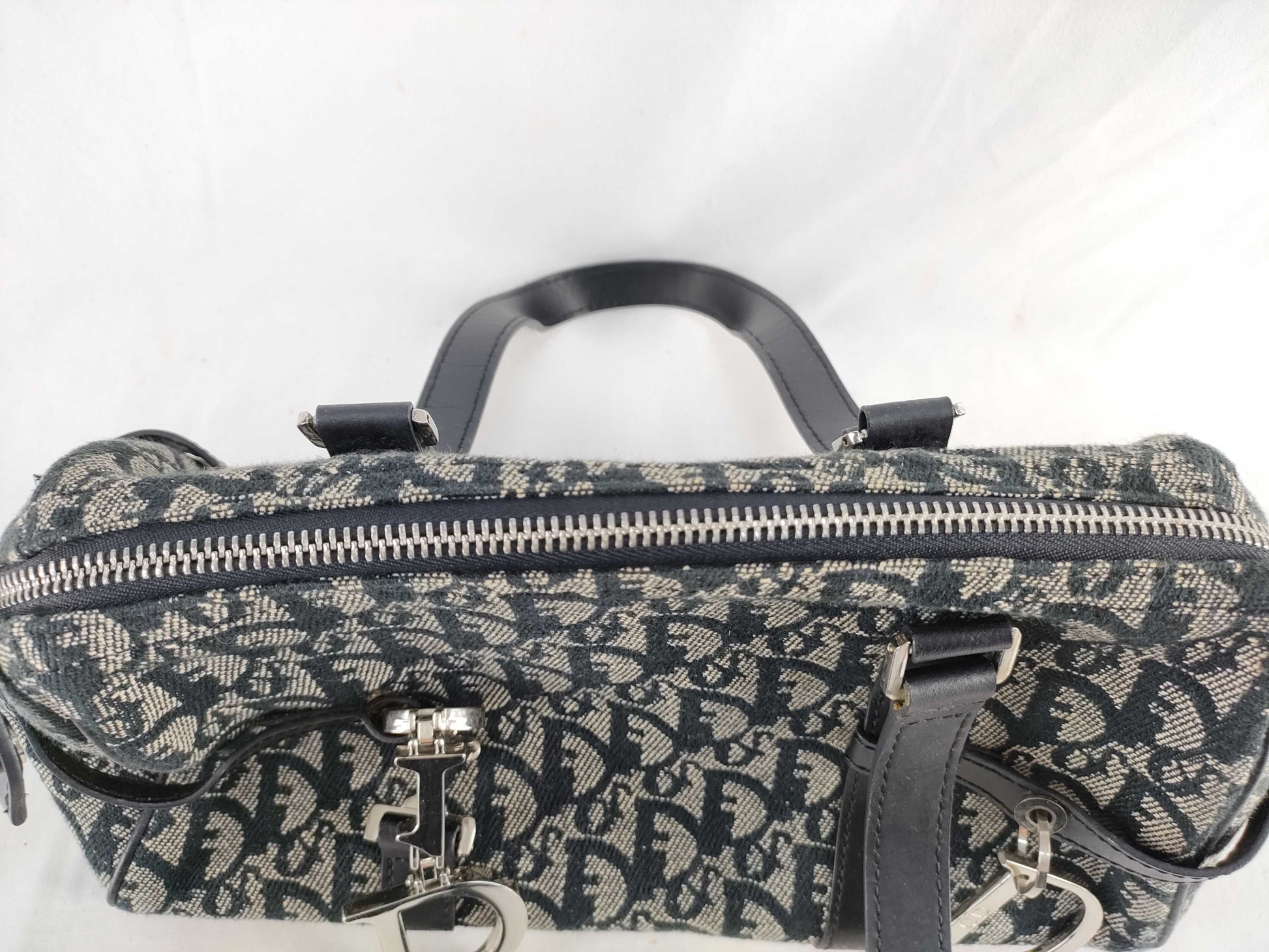 (10460_0330) Dior Trotter Dior Mini Boston Trotter Handbag D-Charm Handbag