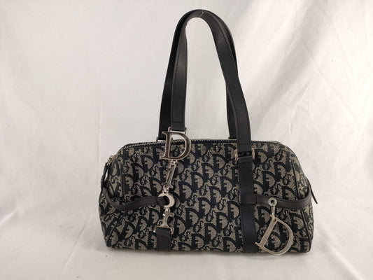 (10460_0330) Dior Trotter Dior Mini Boston Trotter Handbag D-Charm Handbag