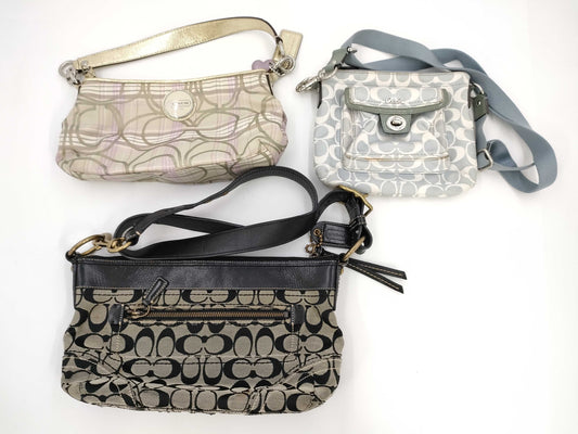(10463_0074) COACH Coach Bag 3-Piece Set Bag